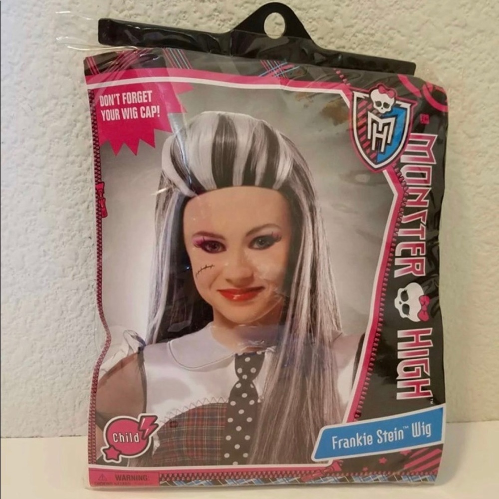 Monster High Frankie Stein Wig (Child) Preowned